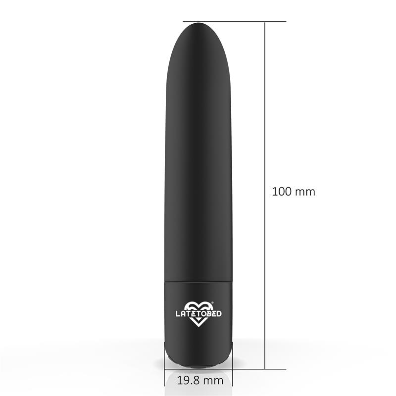 Shoty Bala Vibradora USB 10 Velocidades Potente Motor Negro - Imagen 4
