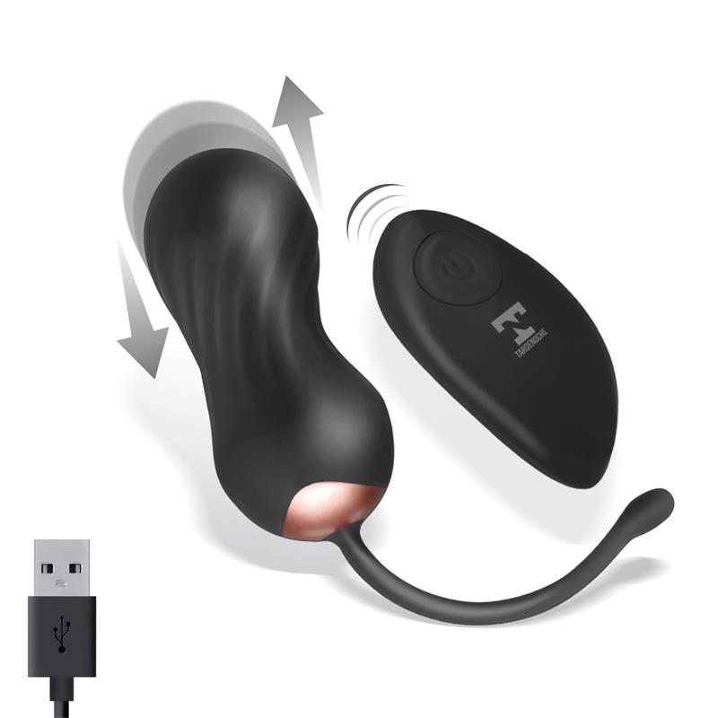 Shove Huevo con Movimiento Thrusting y Vibrador con Control Remoto - Imagen 3