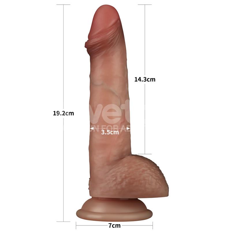 Sliding Pro Dildo Piel Deslizante-Retráctil Dual Layer 7.5 - Imagen 10