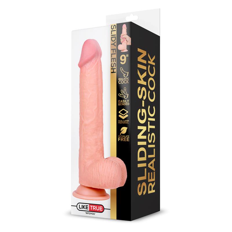 Slidy Dildo Realista Dual Layer Retráctil y Orientable 9 - Imagen 5