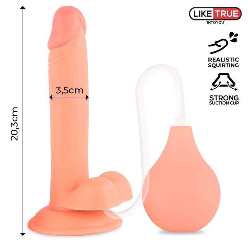 Squirtz Dildo Eyaculador - Squirting 8 - 20.3 cm - Imagen 4