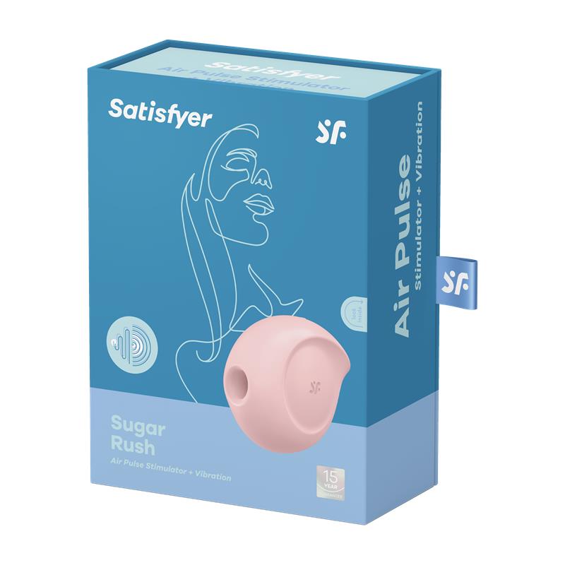 Sugar Rush Succionador de Clítoris y Vibración Rosa - Imagen 4