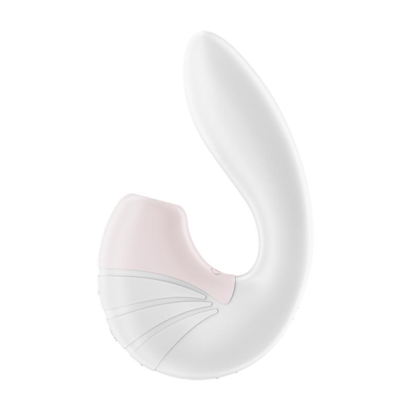 Supernova Succionador y Vibrador Súper Flexible USB Blanco - Imagen 4