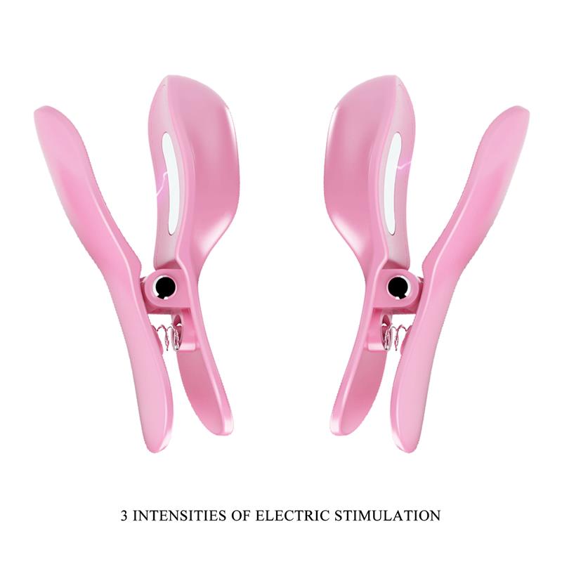 Surprise Box Huevo Vibrador y Pinzas para Pezones con Electro Estimulación Rosa - Imagen 4