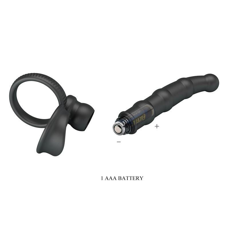 Tatum Plug Anal con Anillo para el Pene con Vibración - Imagen 5
