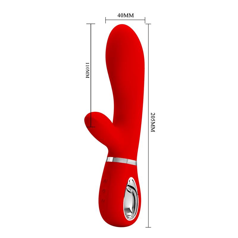 Thomas Vibrador Punto-G Rojo - Imagen 3