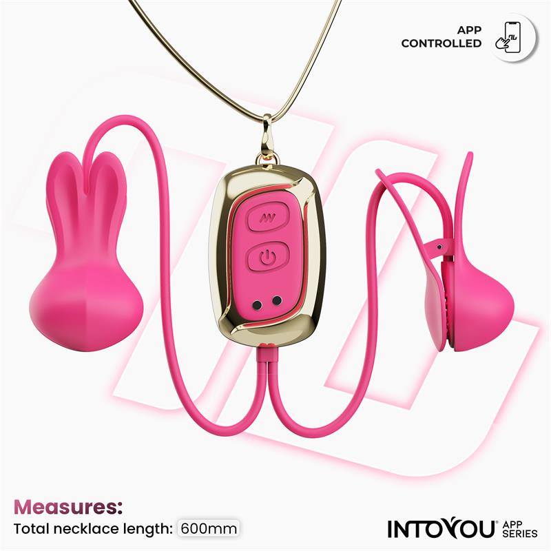 Tickly Pinzas para Pezones con Vibración, Control y Collar con APP - Imagen 4