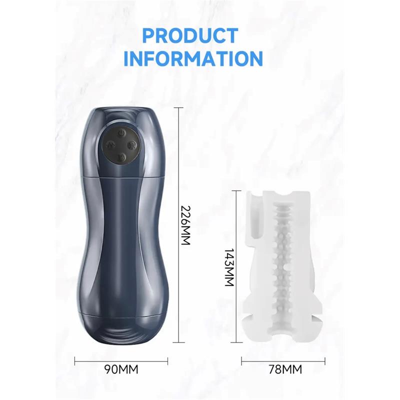 Tronik 2.0 Masturbador con Succión y Vibración USB - Imagen 3