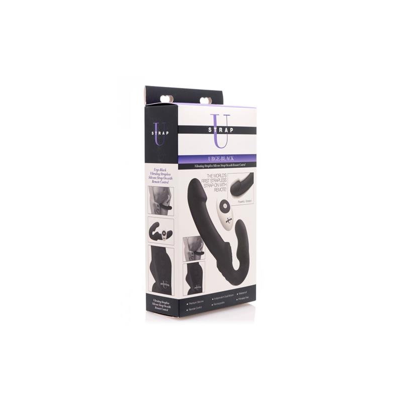 Urge Vibrador Doble Control Remoto Negro - Imagen 4