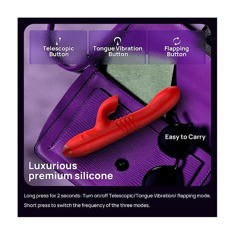 Velvet Vibrador con Thrusting y Pulsación - Imagen 3