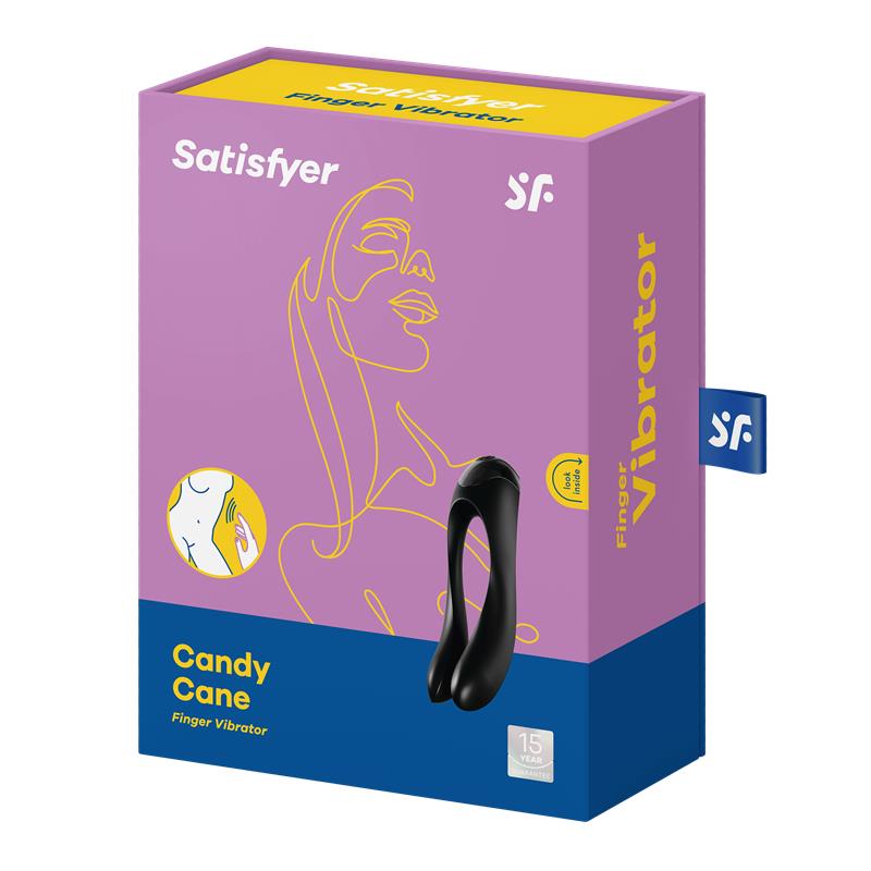 Vibrador Candy Cane Negro - Imagen 4