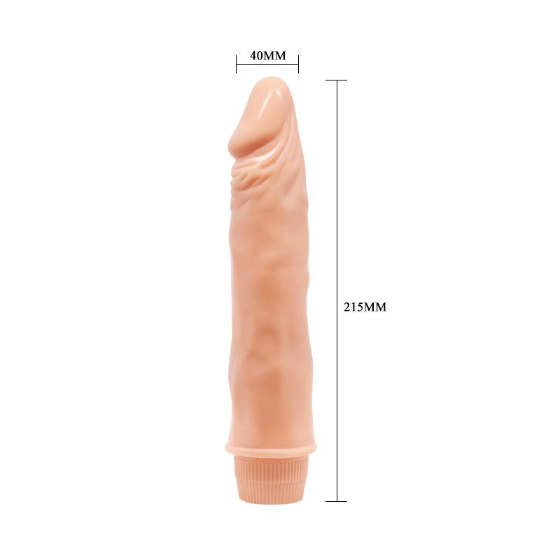 Vibrador Color Natural 21.5 cm - Imagen 3