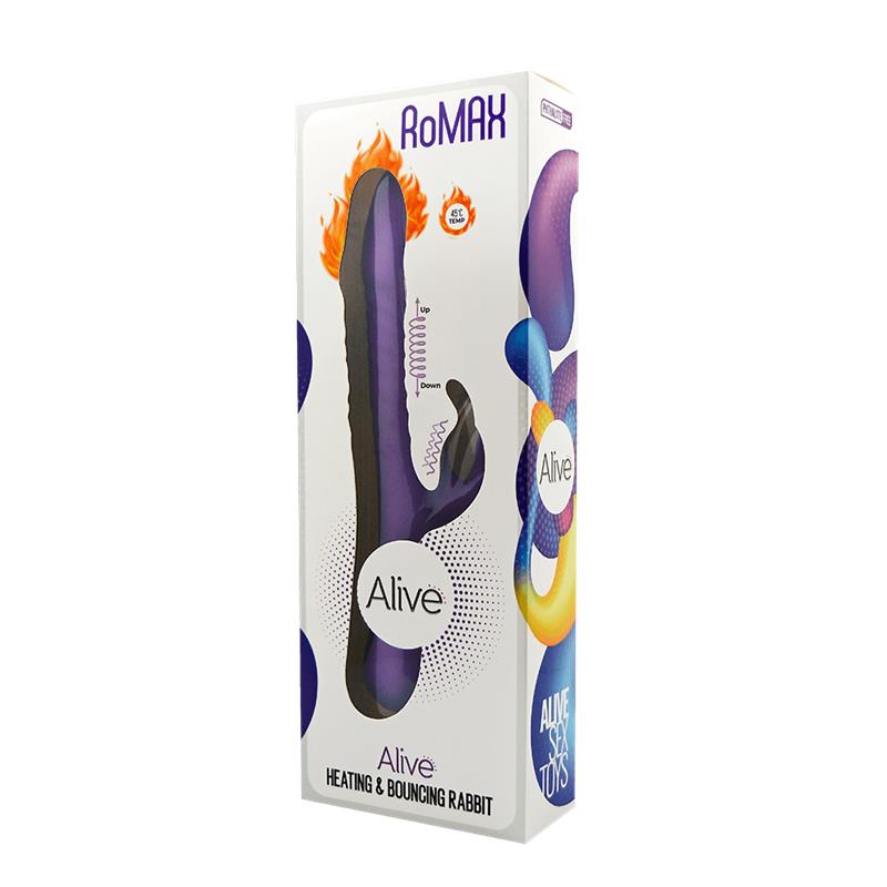 Vibrador con Efecto Calor Romax Púrpura - Imagen 3