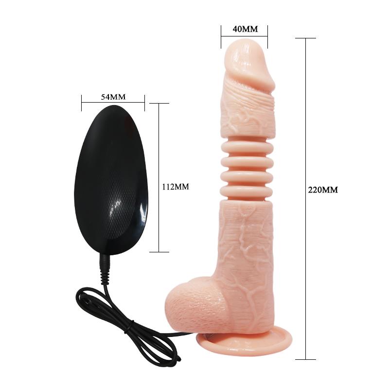 Vibrador con Rotación y Movimiento Telescópico Thunder Up - Imagen 4