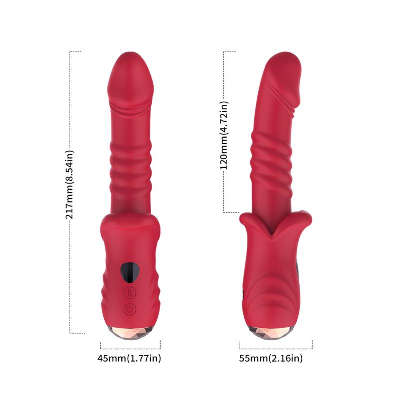 Vibrador con Thrusting Punto G y Pantalla Digital - Imagen 3