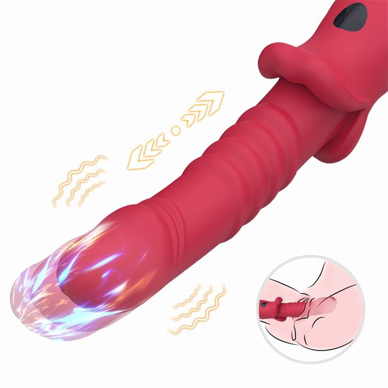 Vibrador con Thrusting Punto G y Pantalla Digital - Imagen 4