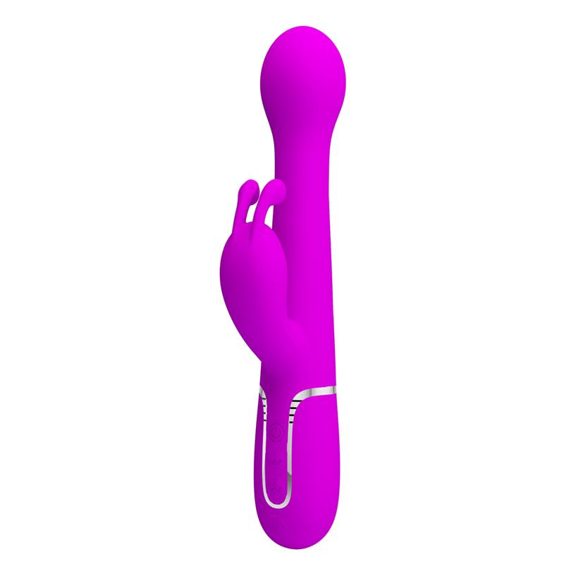 Vibrador con Thrusting y Bolas Rotatorias Dejon Rosa - Imagen 4