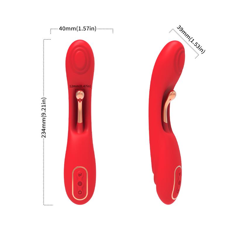 Vibrador con Tickler Punto G - Imagen 3