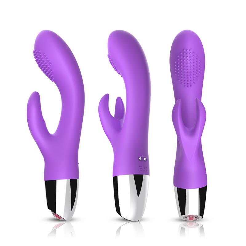 Vibrador Conejito Flexible Púrpura - Imagen 5