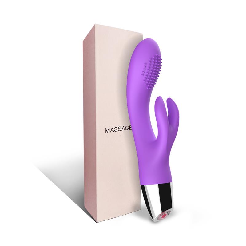 Vibrador Conejito Flexible Púrpura - Imagen 6
