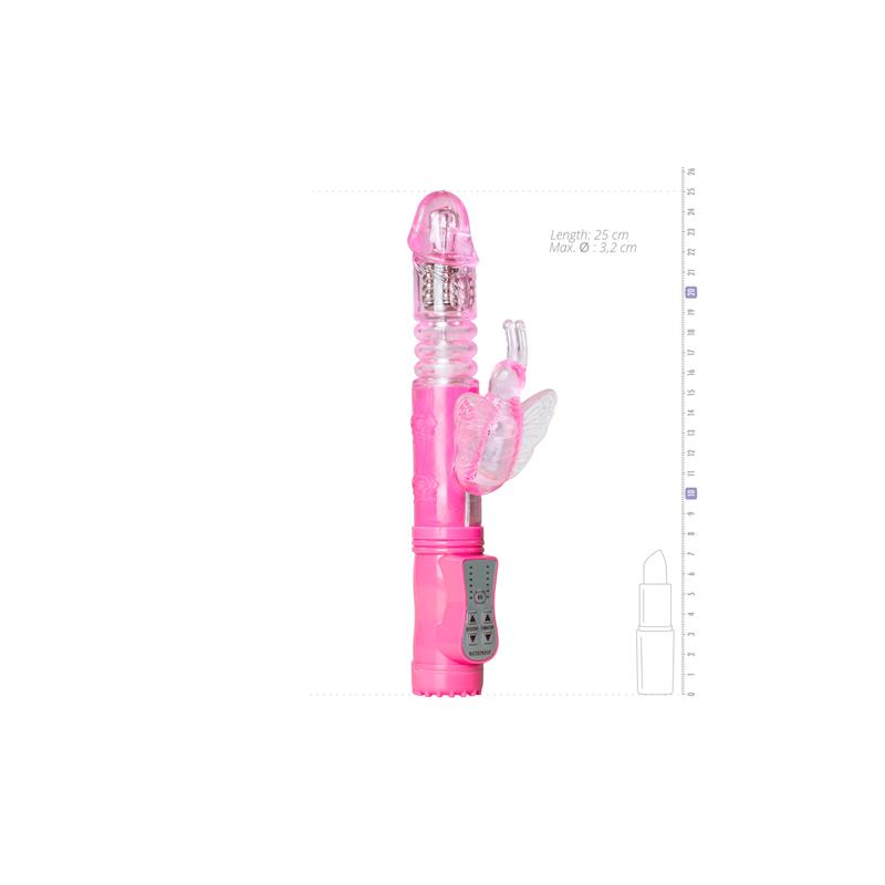 Vibrador de Conejito - Mariposa Rosa - Imagen 3