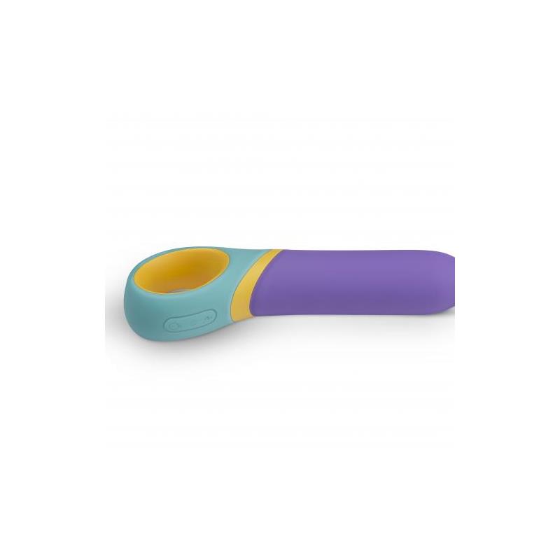 Vibrador Estimulación Doble Base USB - Imagen 4