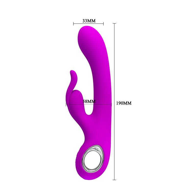 Vibrador Hot Rabbit Púrpura - Imagen 3