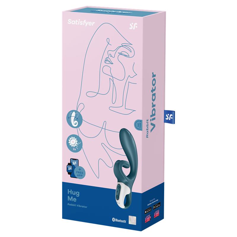 Vibrador Hug Me con APP Satisfyer Connect Grayblue - Imagen 3