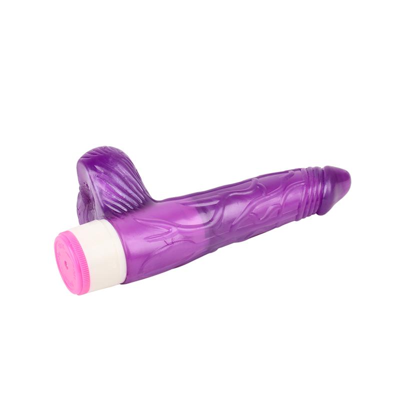 Vibrador Multi Velocidad Realista Púrpura 20cm - Imagen 3