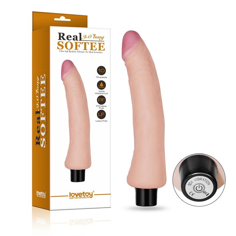 Vibrador Real Softee 9 Natural - Imagen 3
