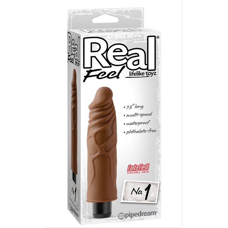 Vibrador Realista No. 1 Bronceado - Imagen 3