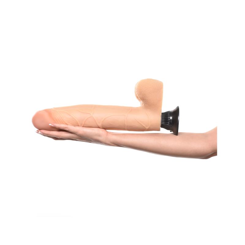 Vibrador Realista No 12 30,5 cm Natural - Imagen 7
