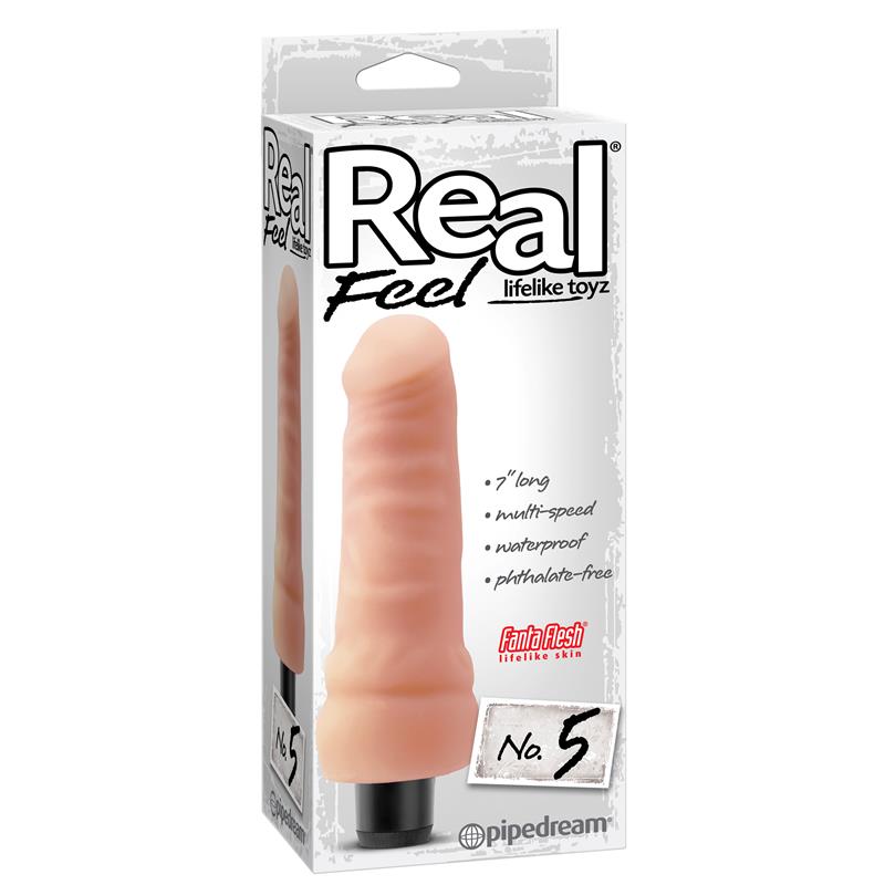 Vibrador Realista No. 5 Natural - Imagen 3