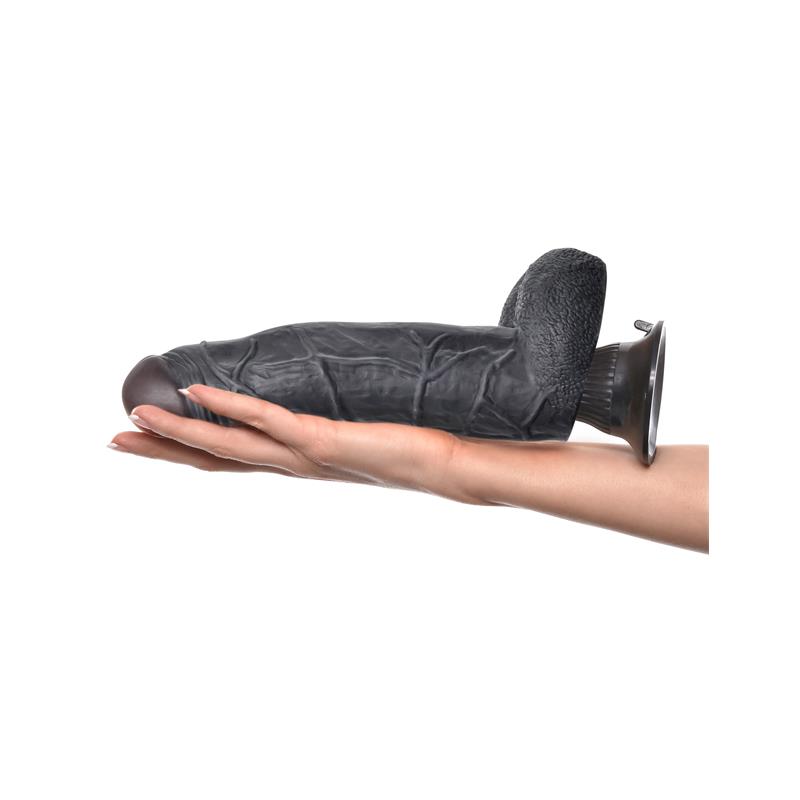 Vibrador Realista No. 7 22,9 cm Negro - Imagen 3