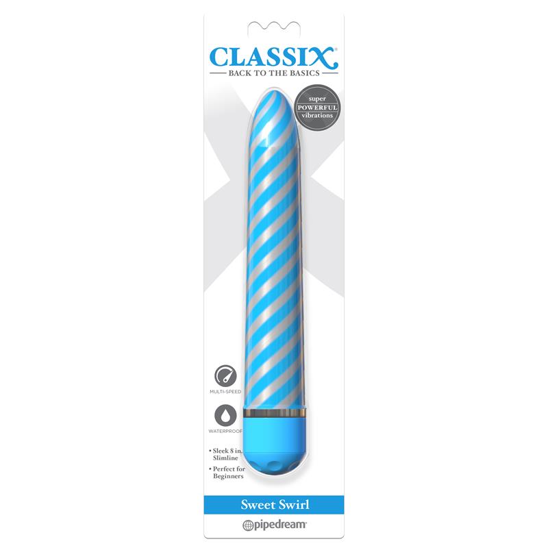 Vibrador Sweet Swirl Azul - Imagen 4