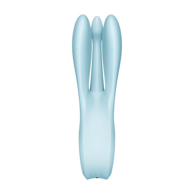 Vibrador Threesome 1 Light Azul - Imagen 3