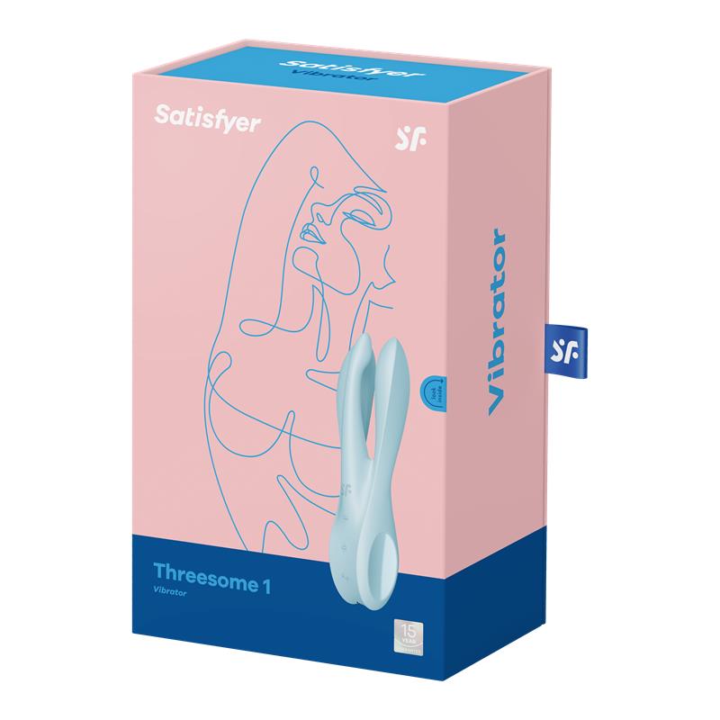 Vibrador Threesome 1 Light Azul - Imagen 6