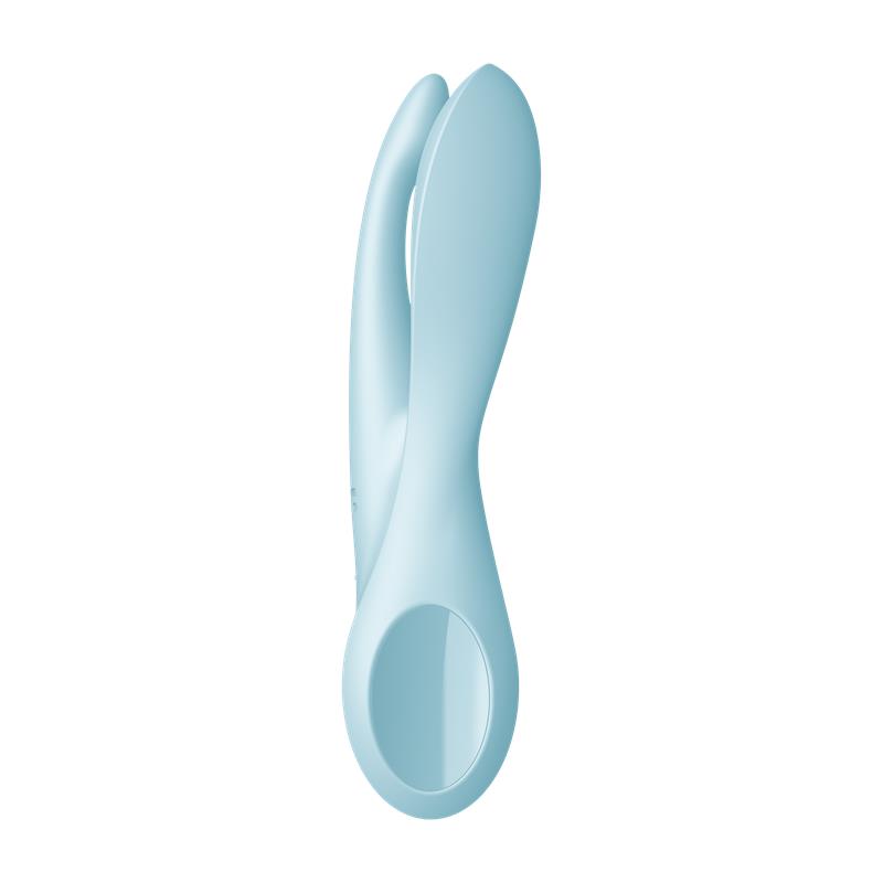 Vibrador Threesome 1 Light Azul - Imagen 7