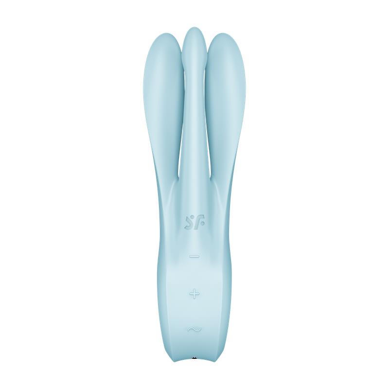 Vibrador Threesome 1 Light Azul - Imagen 8