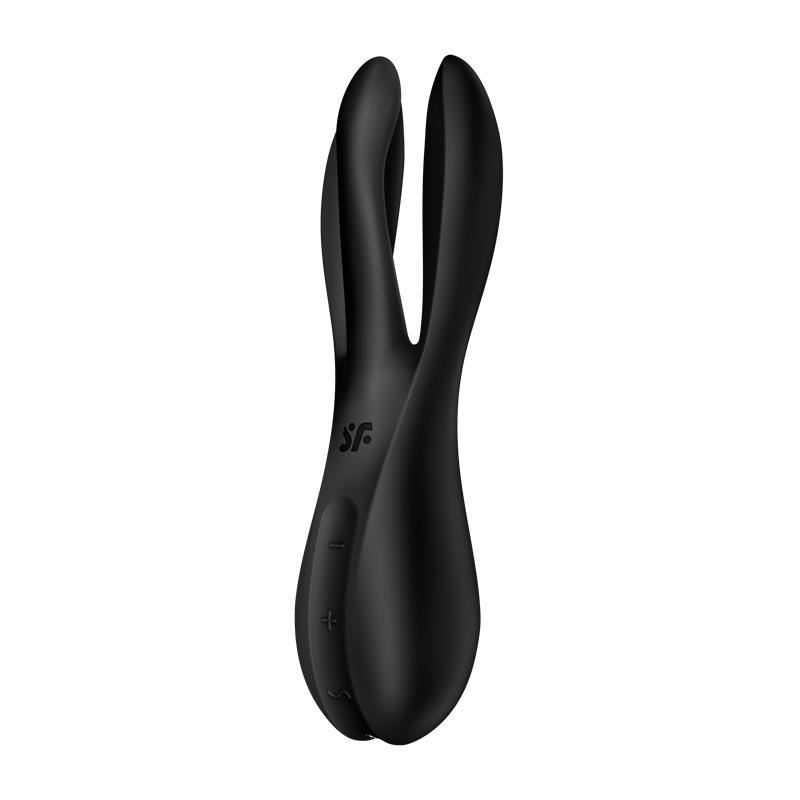 Vibrador Threesome 2 Negro - Imagen 7