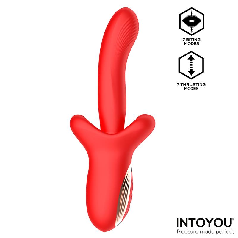 Vyron Vibrador con Thrusting y Biting (Mordisqueo) - Imagen 3
