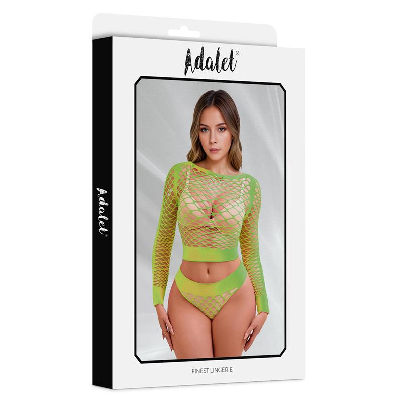 Yara Set de 2 Piezas Amarillo Neón Talla Única - Imagen 3