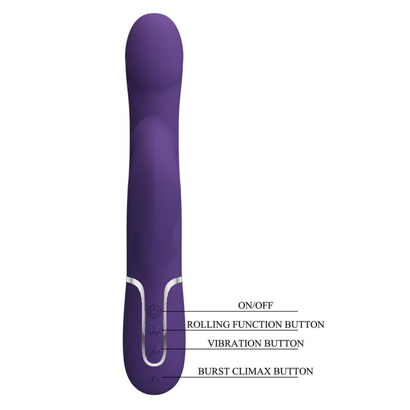 Zalin Rolling Vibrador con Bolas Rotatorias USB - Imagen 5