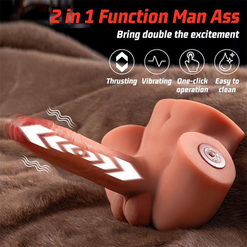 Zoe Semi Torso con Vibración y Thrusting 1.3 kg - Imagen 3