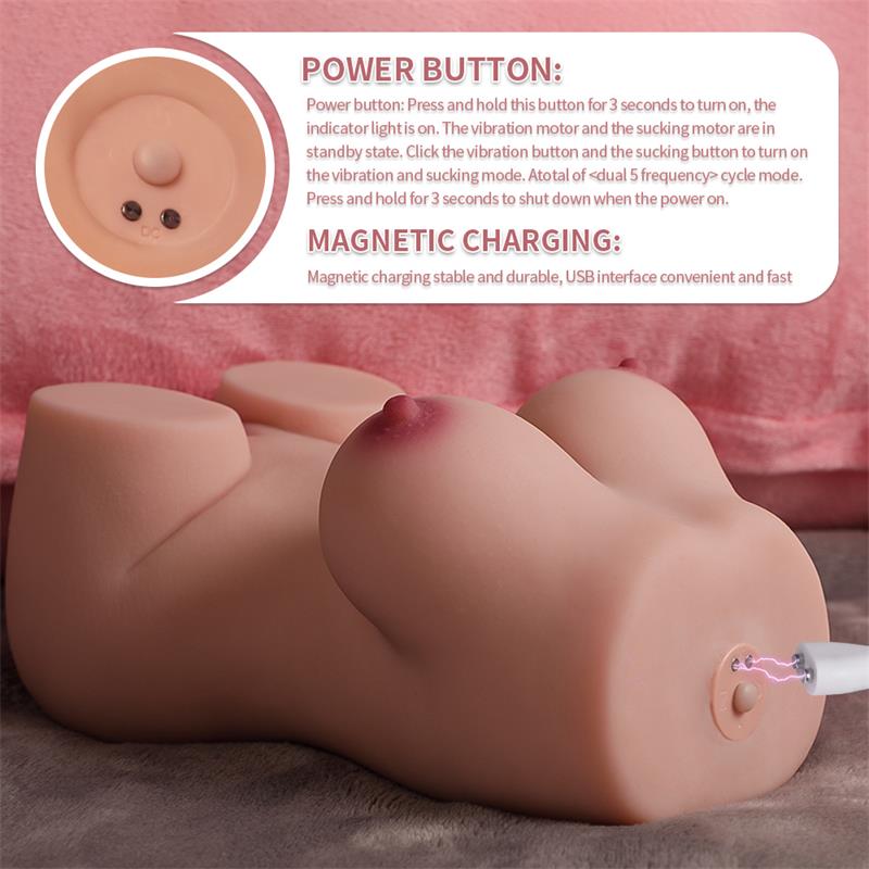 Elroy Mini Torso con Thrusting y Vibración 1.63 kg - Imagen 5
